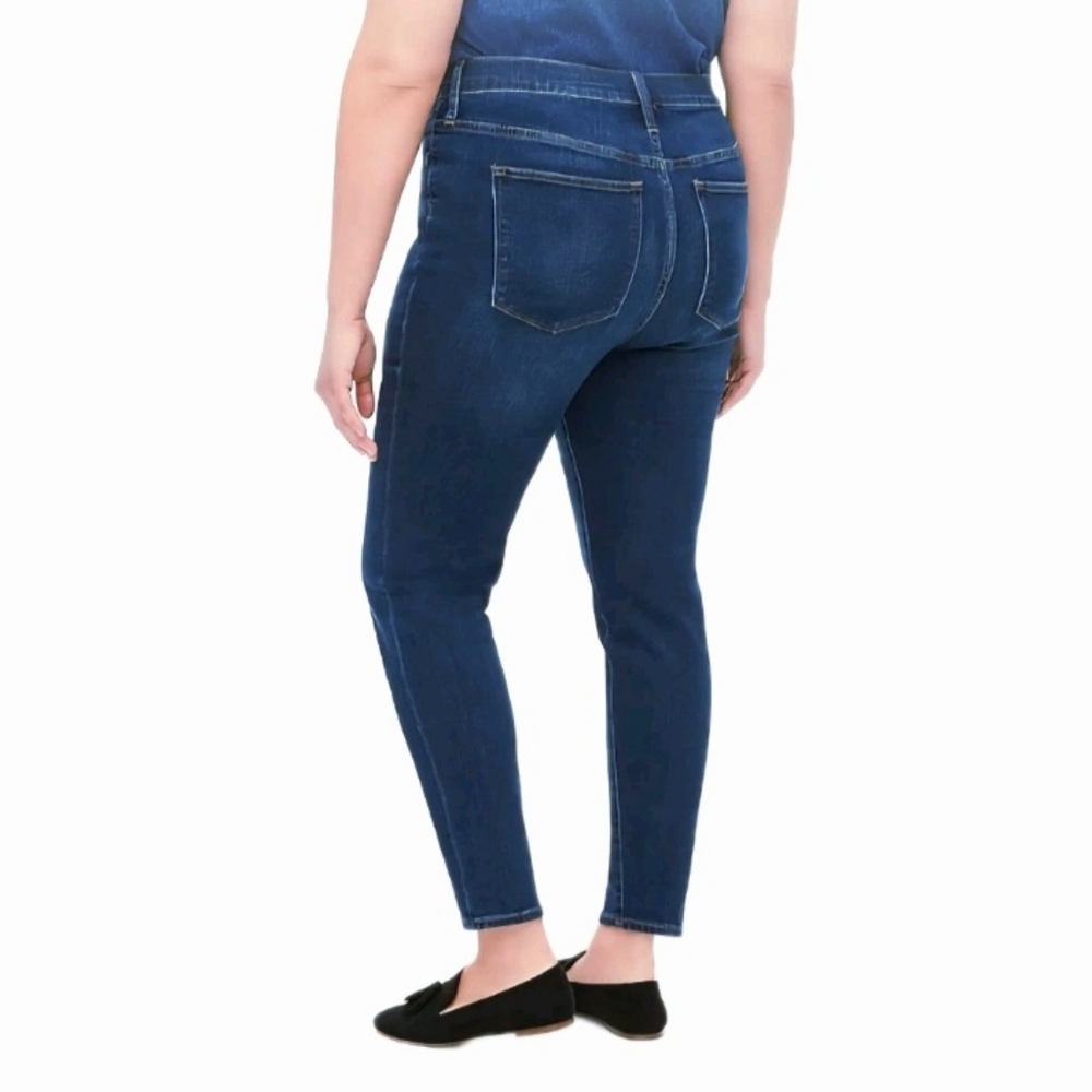 WHBM Cashmere Denim high rise skinny jeans size 16 Long